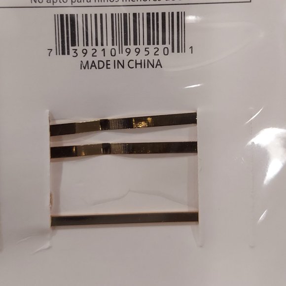 D'Bello Gold and Pearl Hair Clips - 3 piece set - Picture 4 of 5